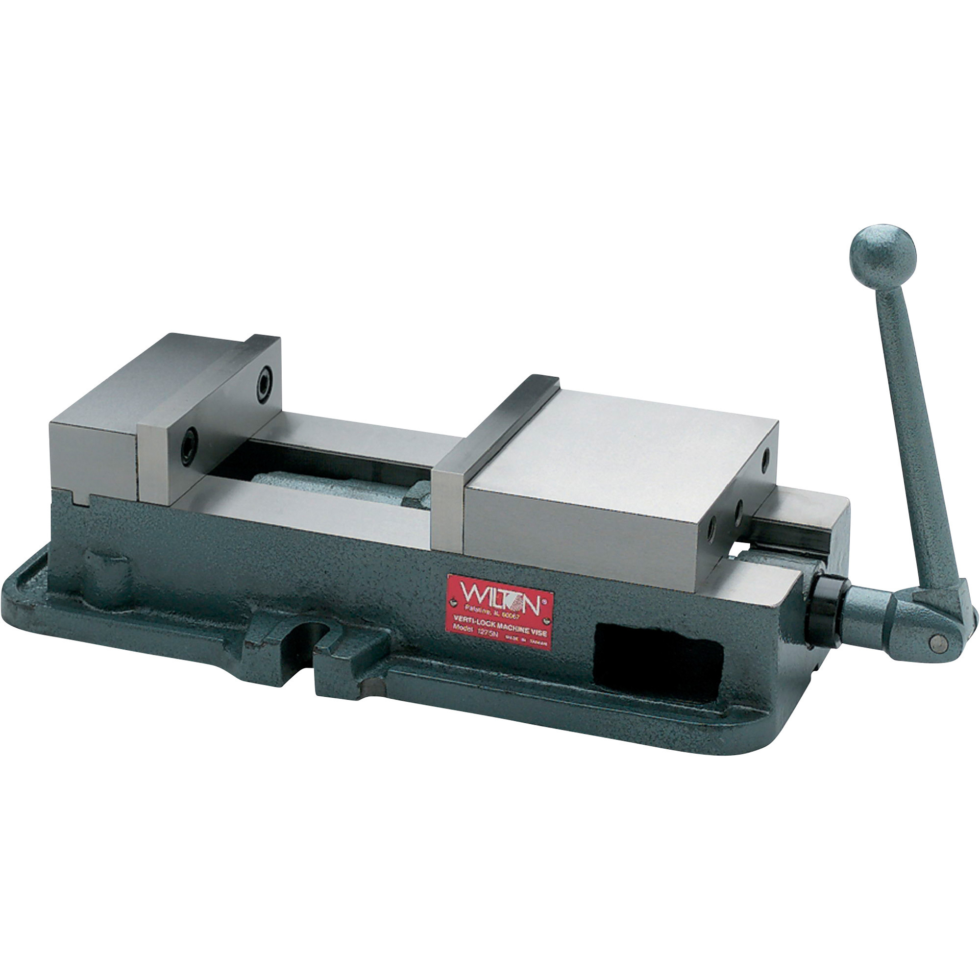 Wilton Verti-Lock Machine Milling Vise, 6in.L Jaw, 7 1/2in. Jaw Capacity, Model# 1275N
